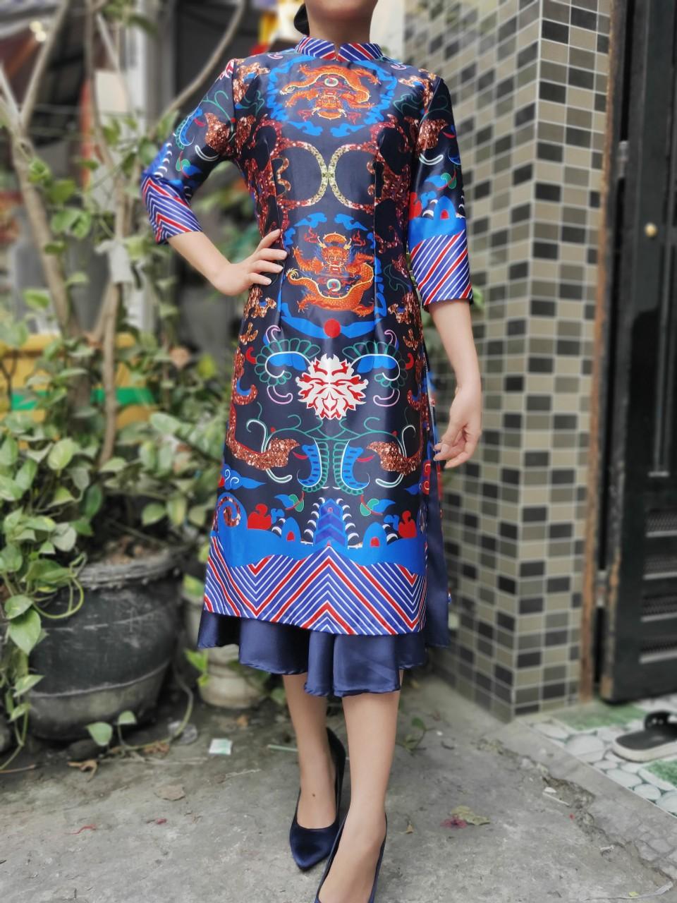 SET ÁO DÀI LONG BÀO - AV358